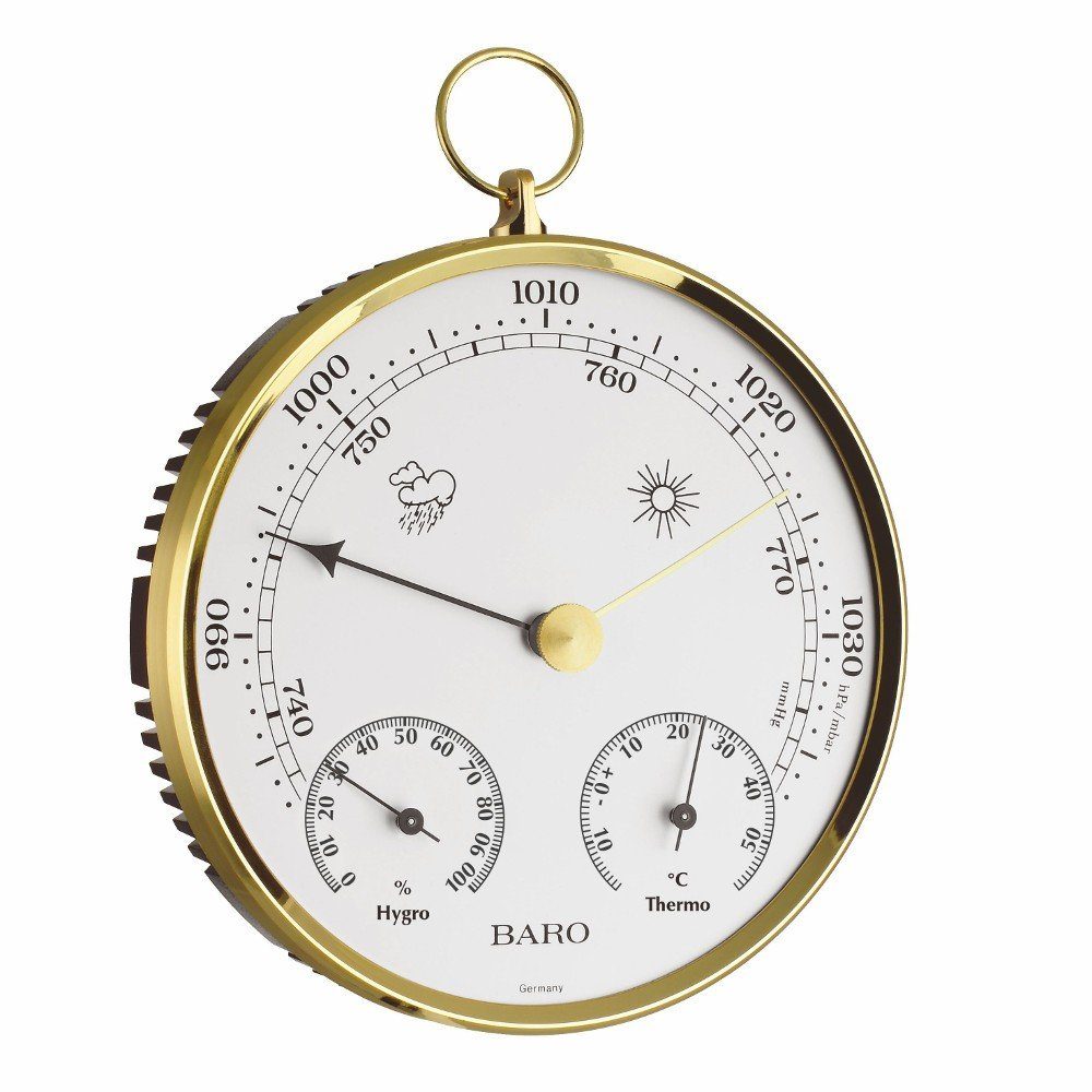 TFA Dostmann Klassisch TFA 20.3006 mit analogem Thermometer Hygrometer Barometer Wetterstation