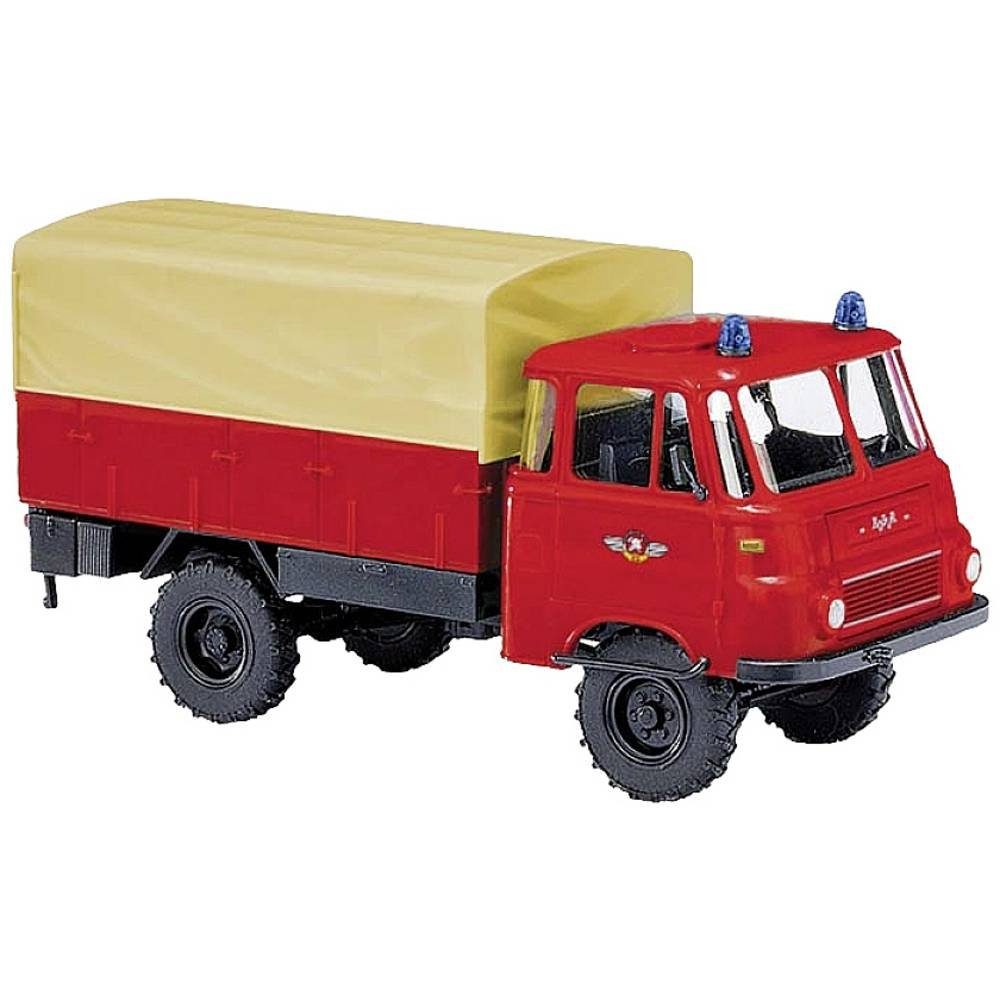 Modelleisenbahn-Straße H0 Robur LO 1801 A Freiwillige Feuerwehr