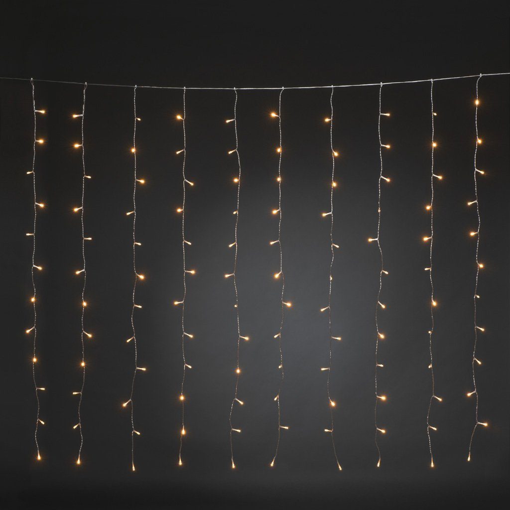 KONSTSMIDE LED-Lichtervorhang Weihnachtsdeko, 120 bernsteinfarbene Dioden günstig online kaufen