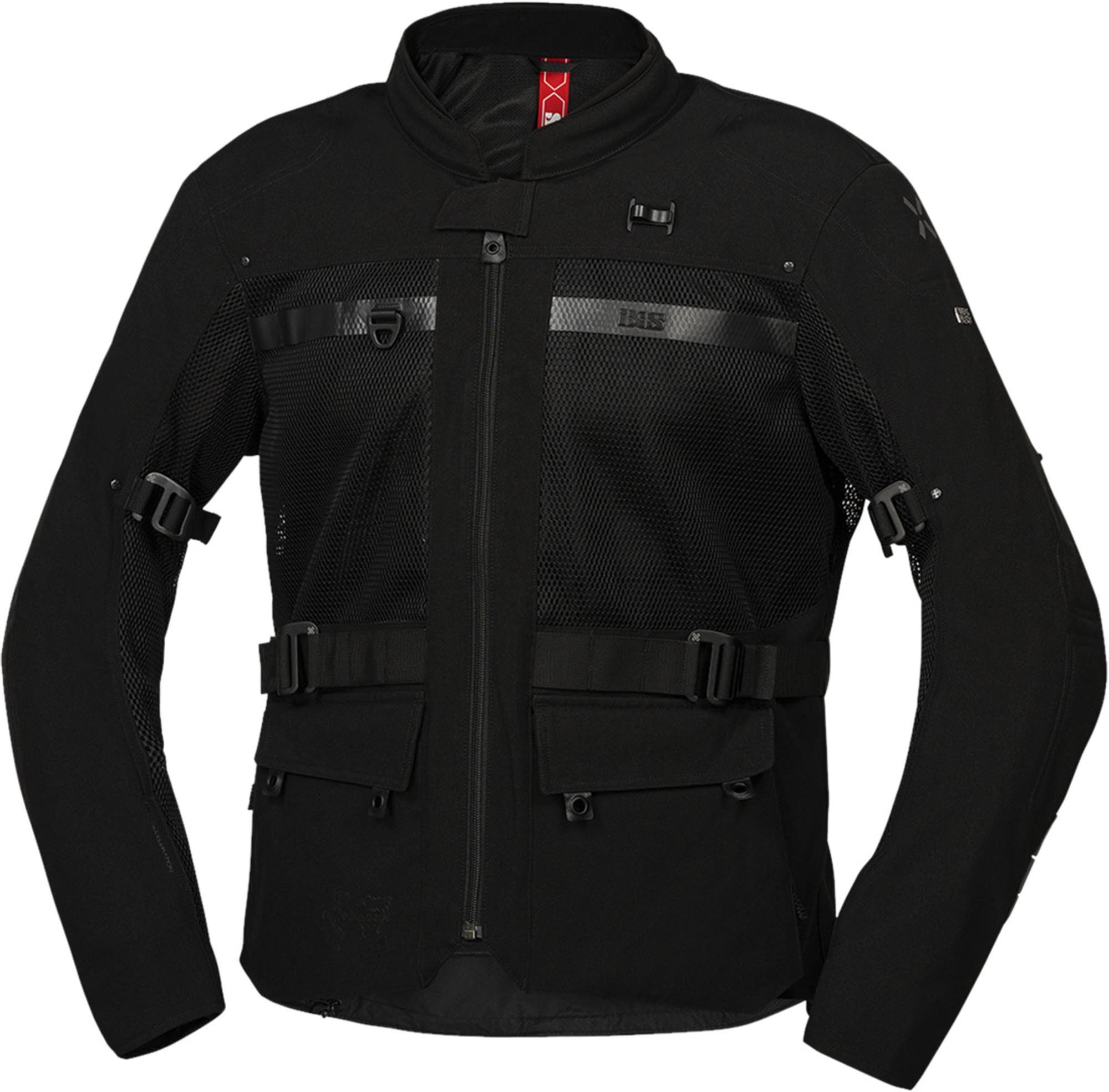 IXS Motorradjacke Venture-BigAir 1.0 Motorrad Textiljacke Wasserdicht protektoren reflektierende robust reißverschluss wasserd