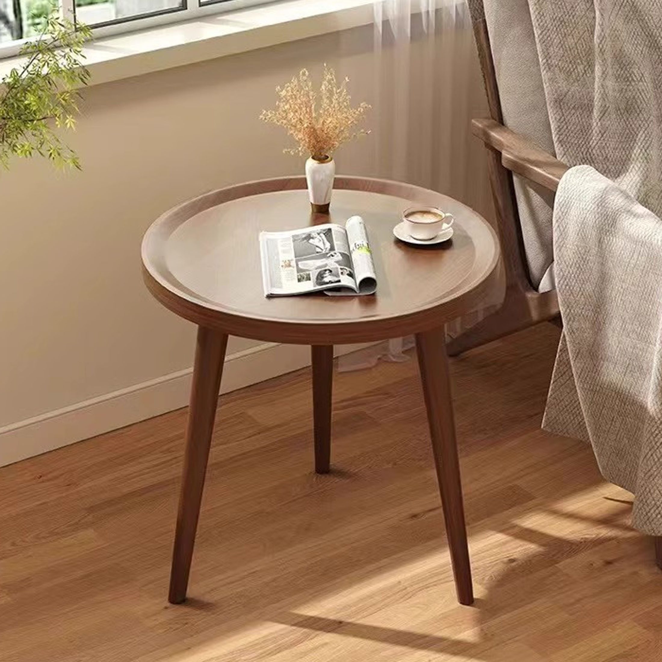 YINDN Beistelltisch 3-beiniger Couchtisch, 40*40*48 cm günstig online kaufen