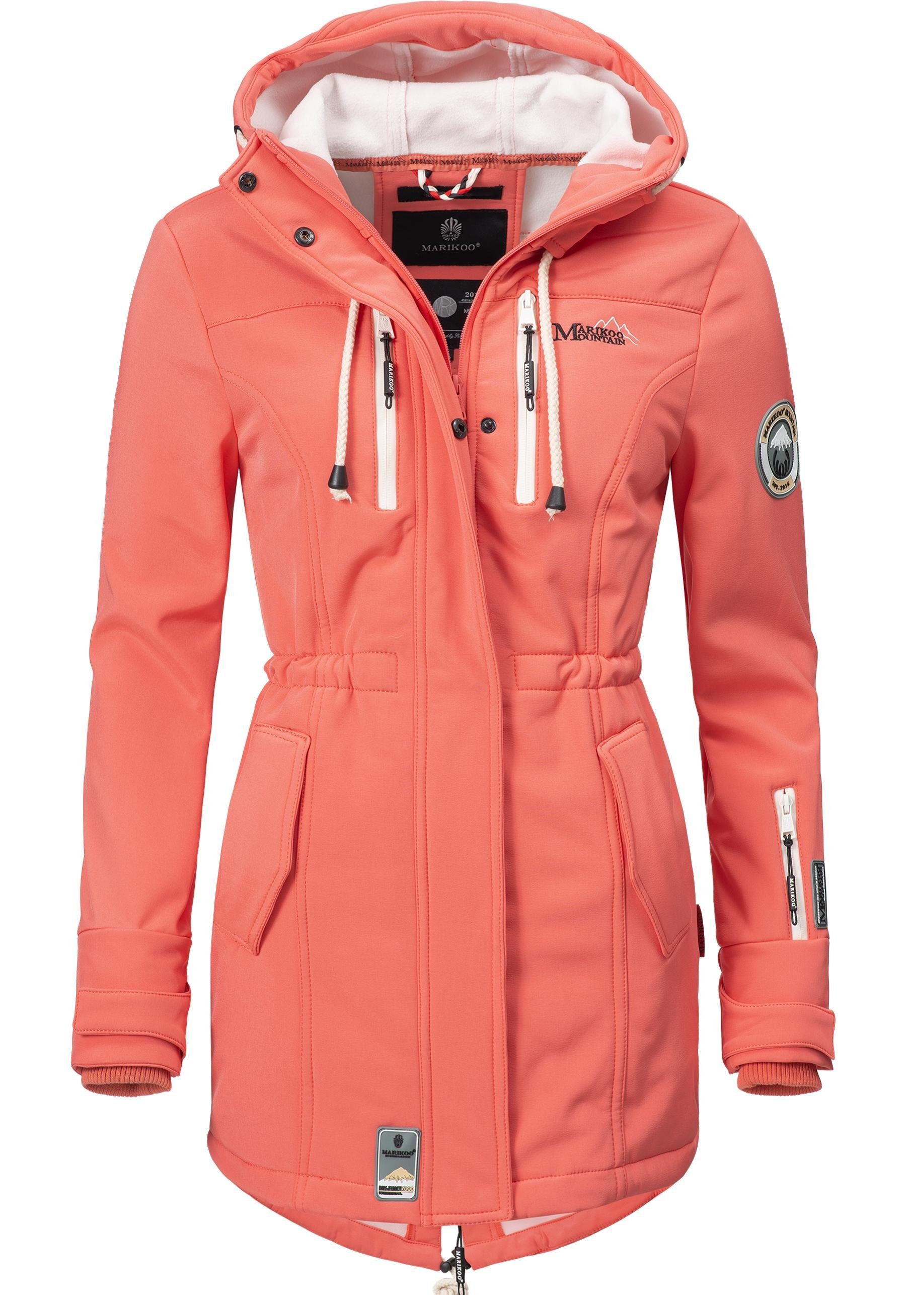 Marikoo Funktionsmantel Zimtzicke Wasserdichter Softshell Parka günstig online kaufen