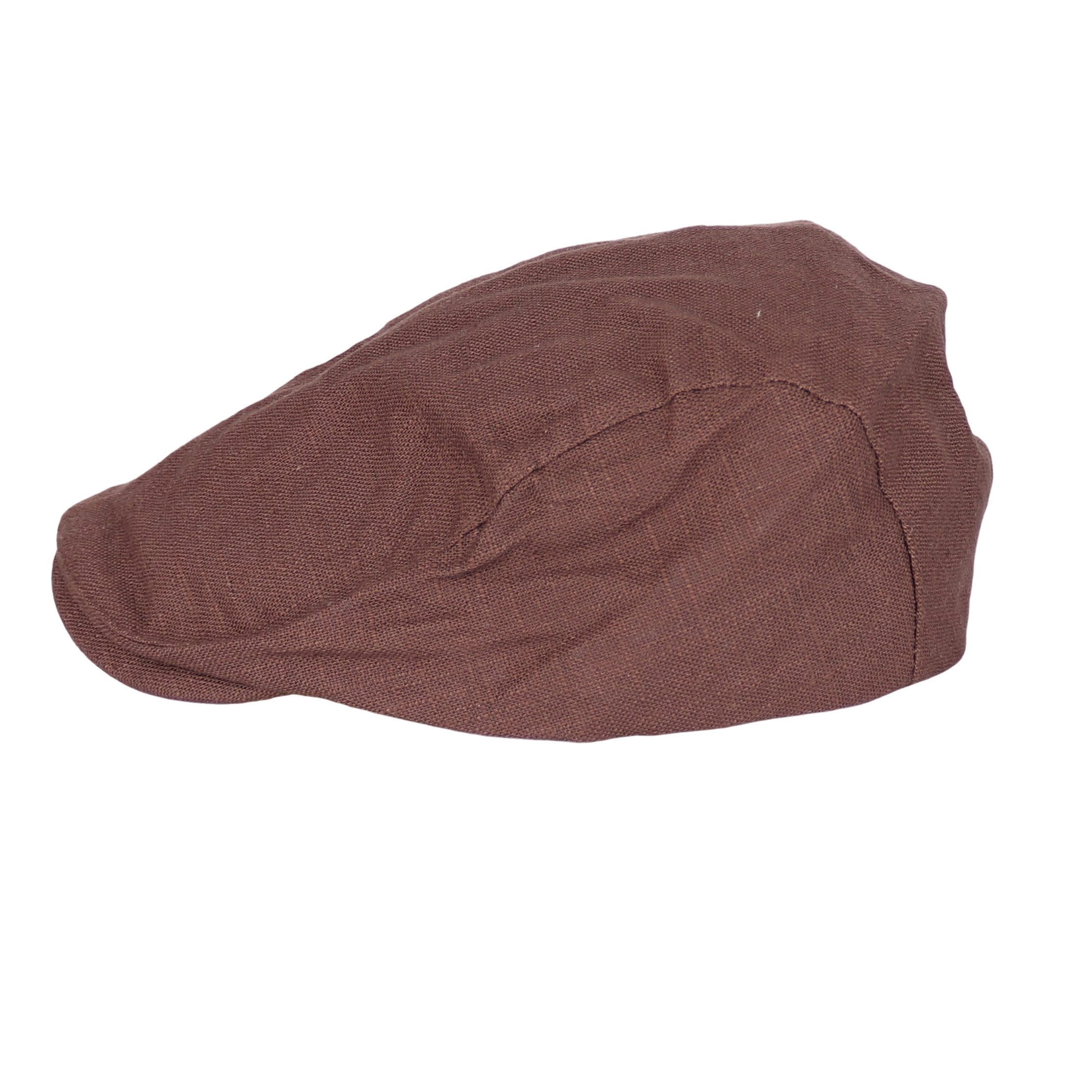 MIRROSI Schiebermütze Herren mit Shirm, aus Leinen-Viskose Flatcap verstellbar (Outdoor Cap, Herrenmütze, Outdoor Cap, Gatsby Cap, Feldmütze) Atmungsaktiv, Einheitsgröße, Unisex, Damen Herren