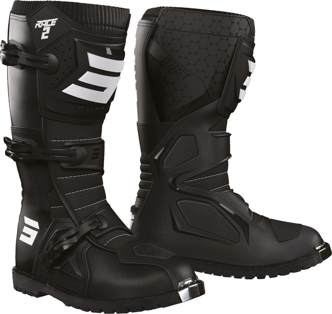 Shot Race 2 Enduro Motocross Stiefel Motorradstiefel Atmungsaktiv