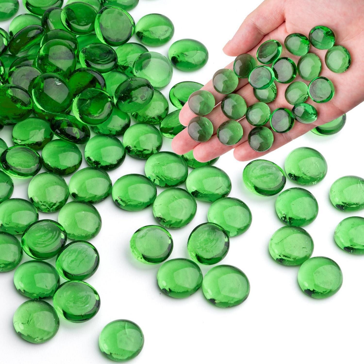 LuxusKollektion Kieselsteine Glasmurmeln für Dekoration