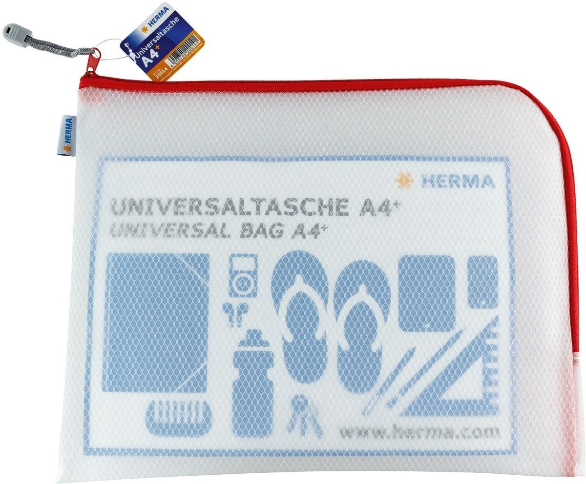 Prospekthülle Universaltasche A4+ 36x28cm rot