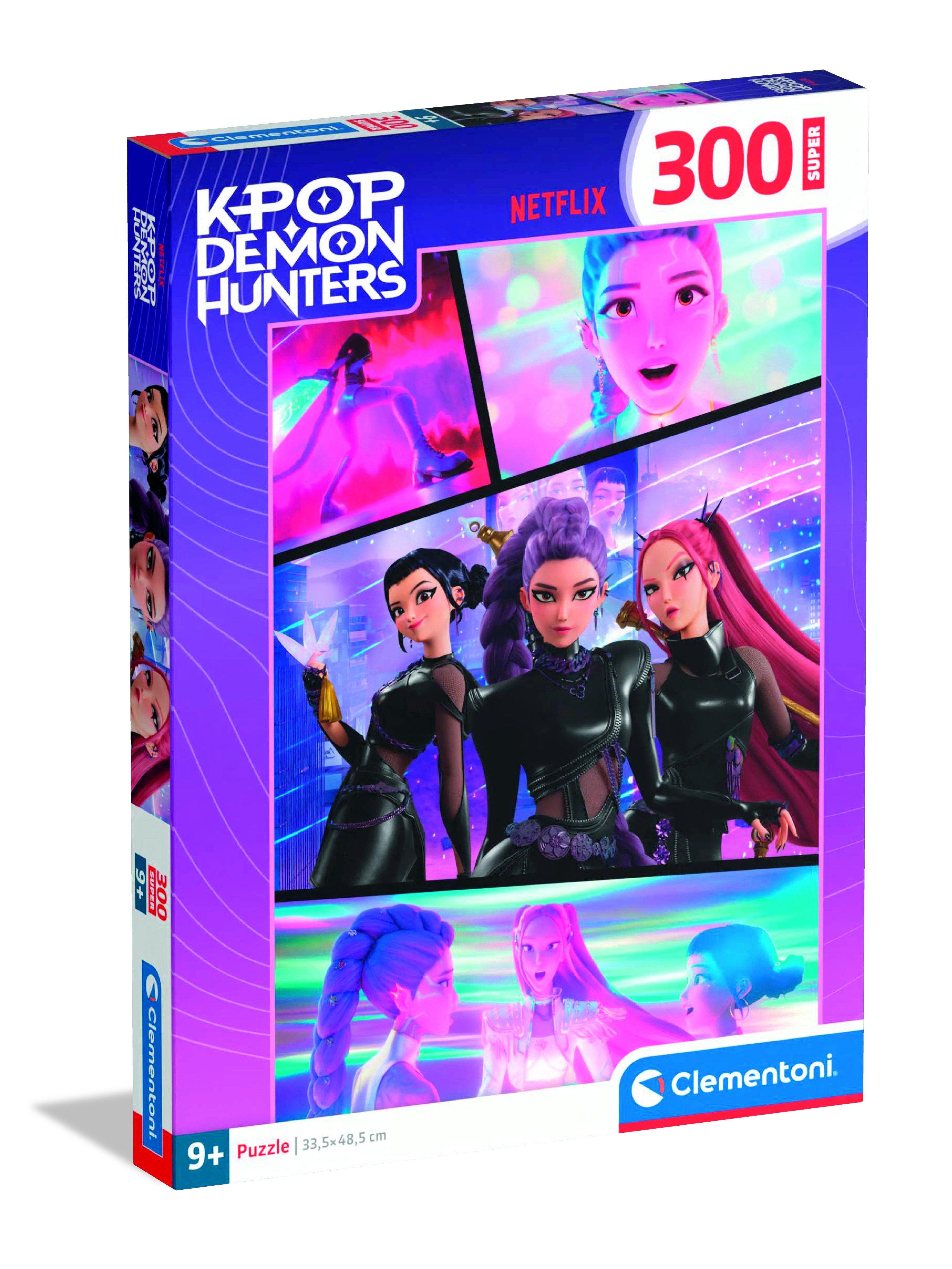 Clementoni® Puzzle SUPER K-Pop Demon Hunters, 300 Puzzleteile, Made in Europe