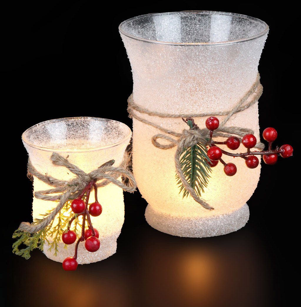 Ambiente Haus Teelichthalter Xmas, Weihnachtsdeko (1 St)