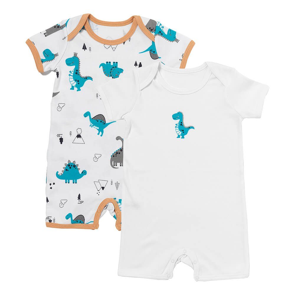 Strampler Bio Baby-Strampler kurzarm 2er-Pack OEKO-TEX zertifiziert