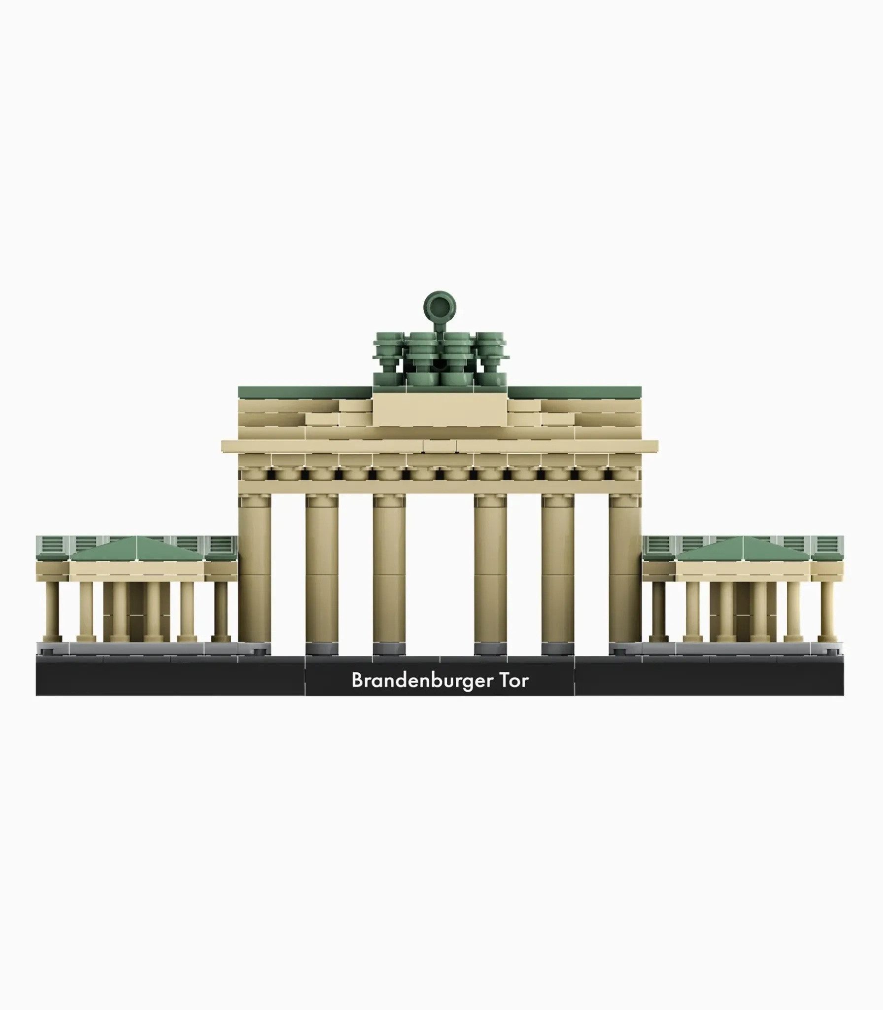 BRYX Brandenburger Tor (groß) Konstruktionsspielsteine, (362 St), Architekturmodell mit 362 Teilen