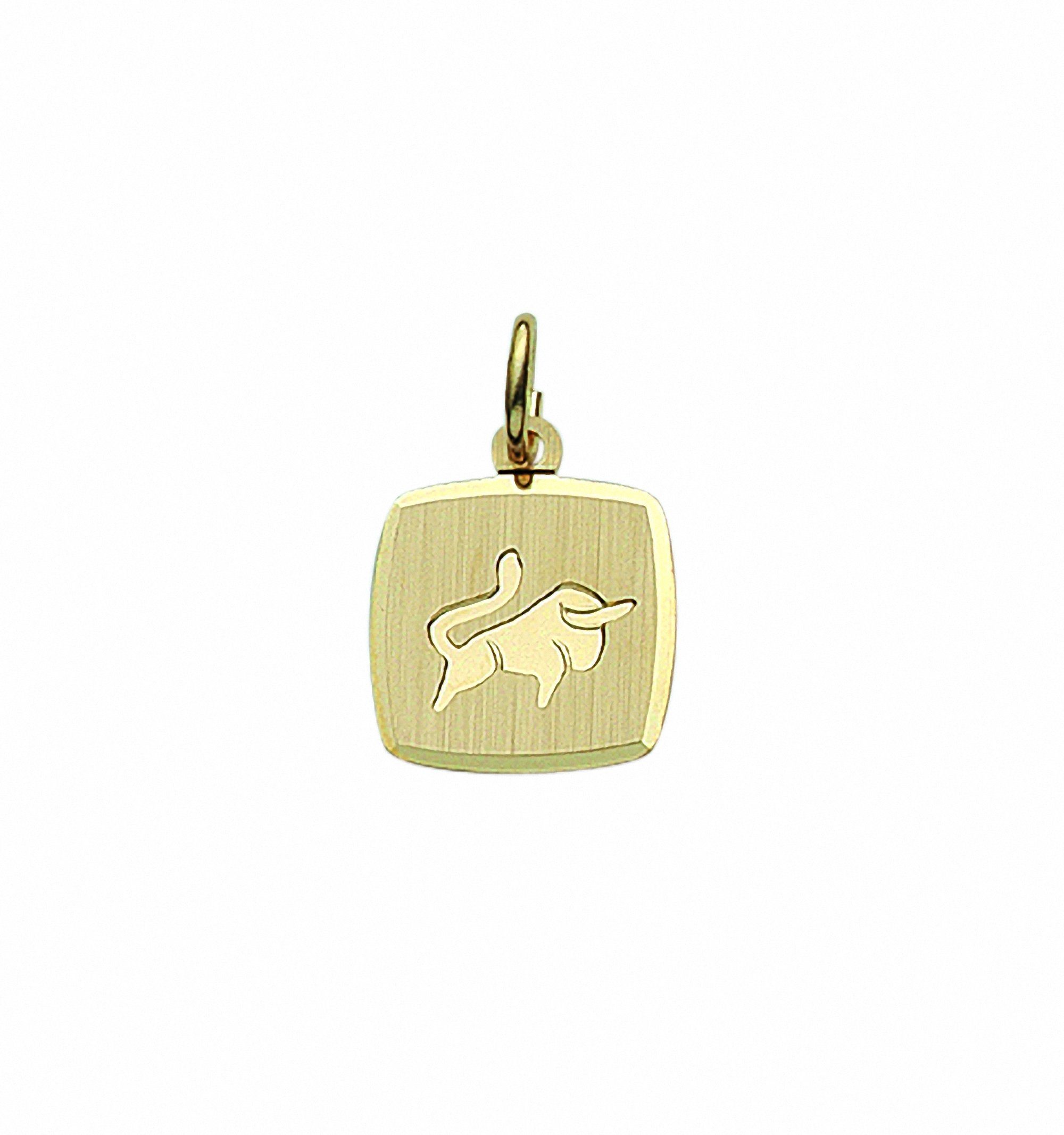 Kette mit Anhänger Damen & Herren 333 Gold Sternzeichen Anhänger Stier