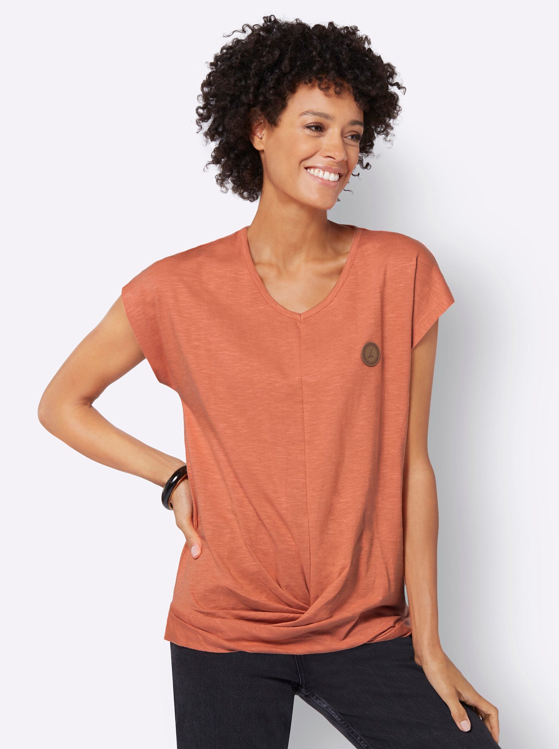 Inspirationen Rundhalsshirt "Rundhals-Shirt", (1 tlg.) günstig online kaufen
