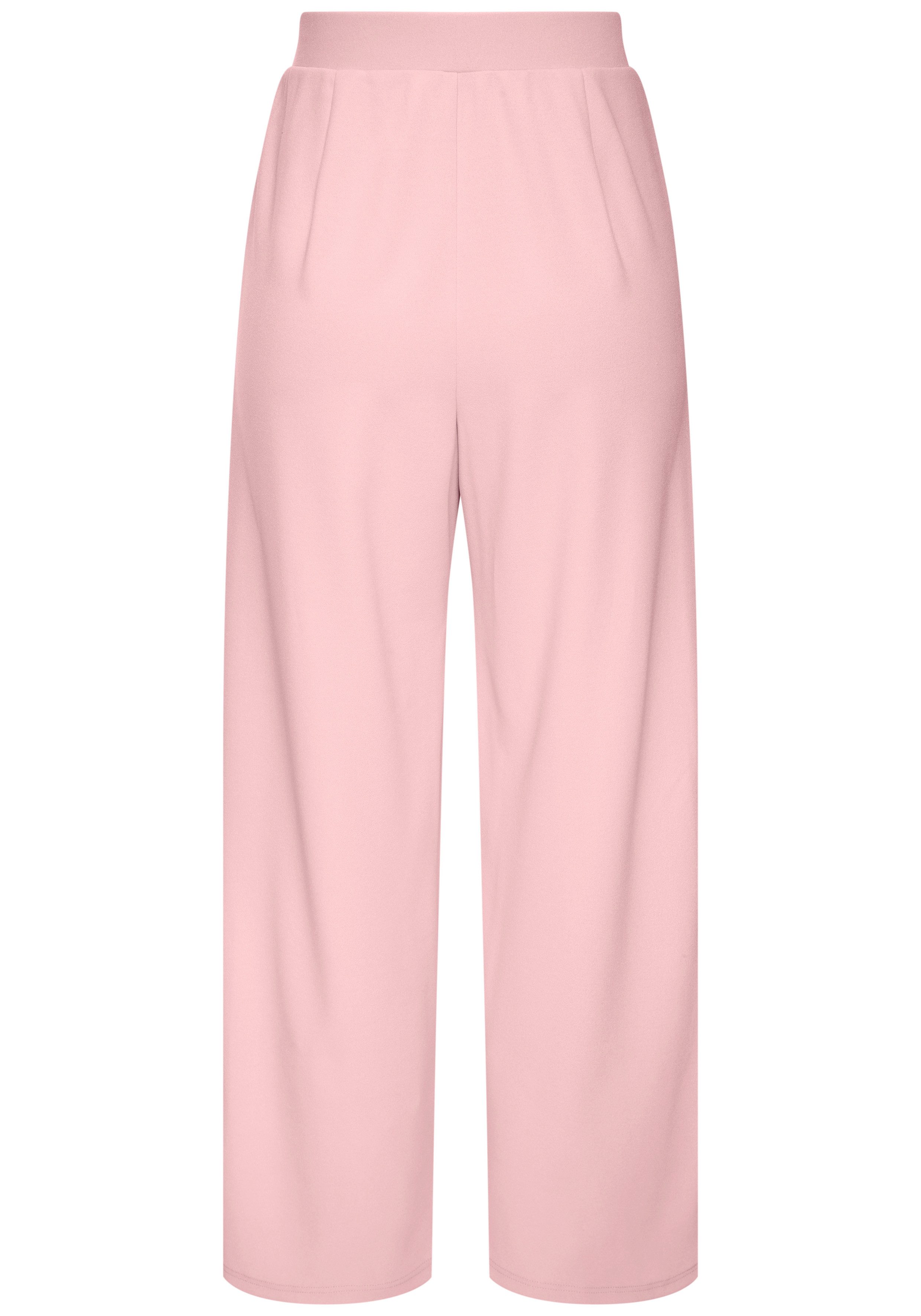 LASCANA Schlupfhose aus bügelfreier Ware mit weitem Bein Sommerhose, sommerlich elegant, Business chic – Bild 4 von 5