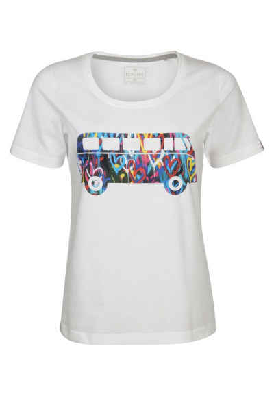 Elkline T-Shirt Filled with love lizenzierter Bulli Graffiti Print
