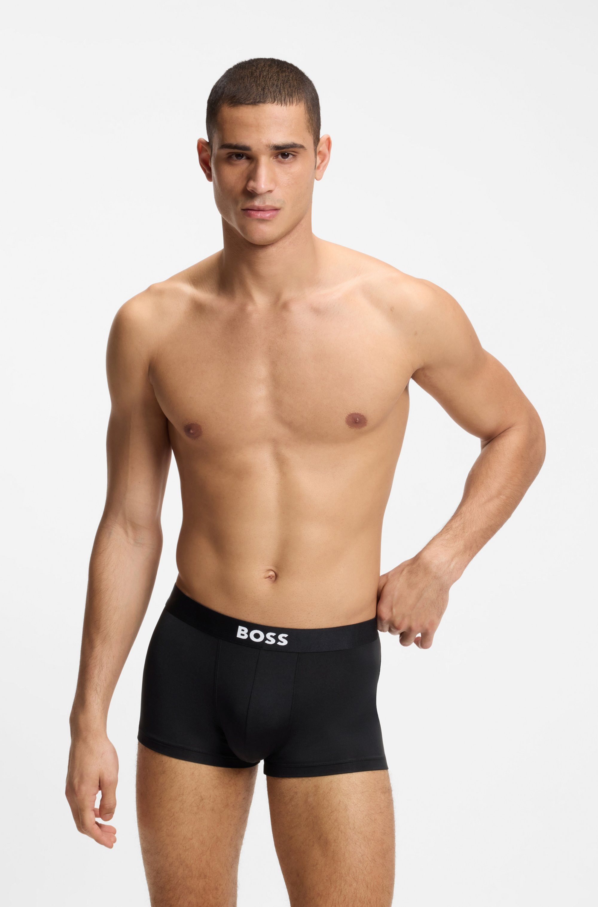 BOSS Trunk 3P Micro ONE (Packung, 3-St) elastischer Bund