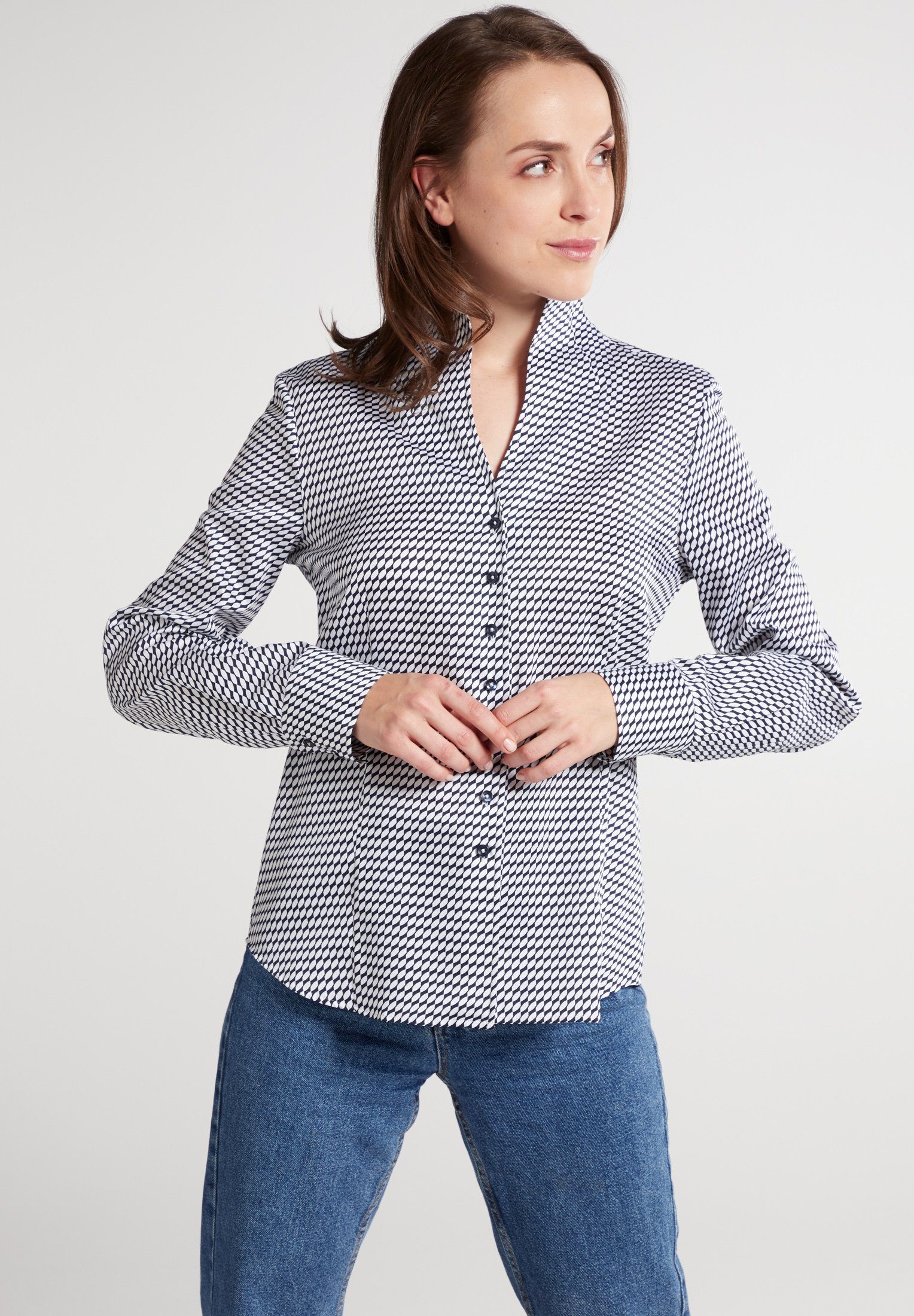 Eterna Klassische Bluse FIT CLASSIC