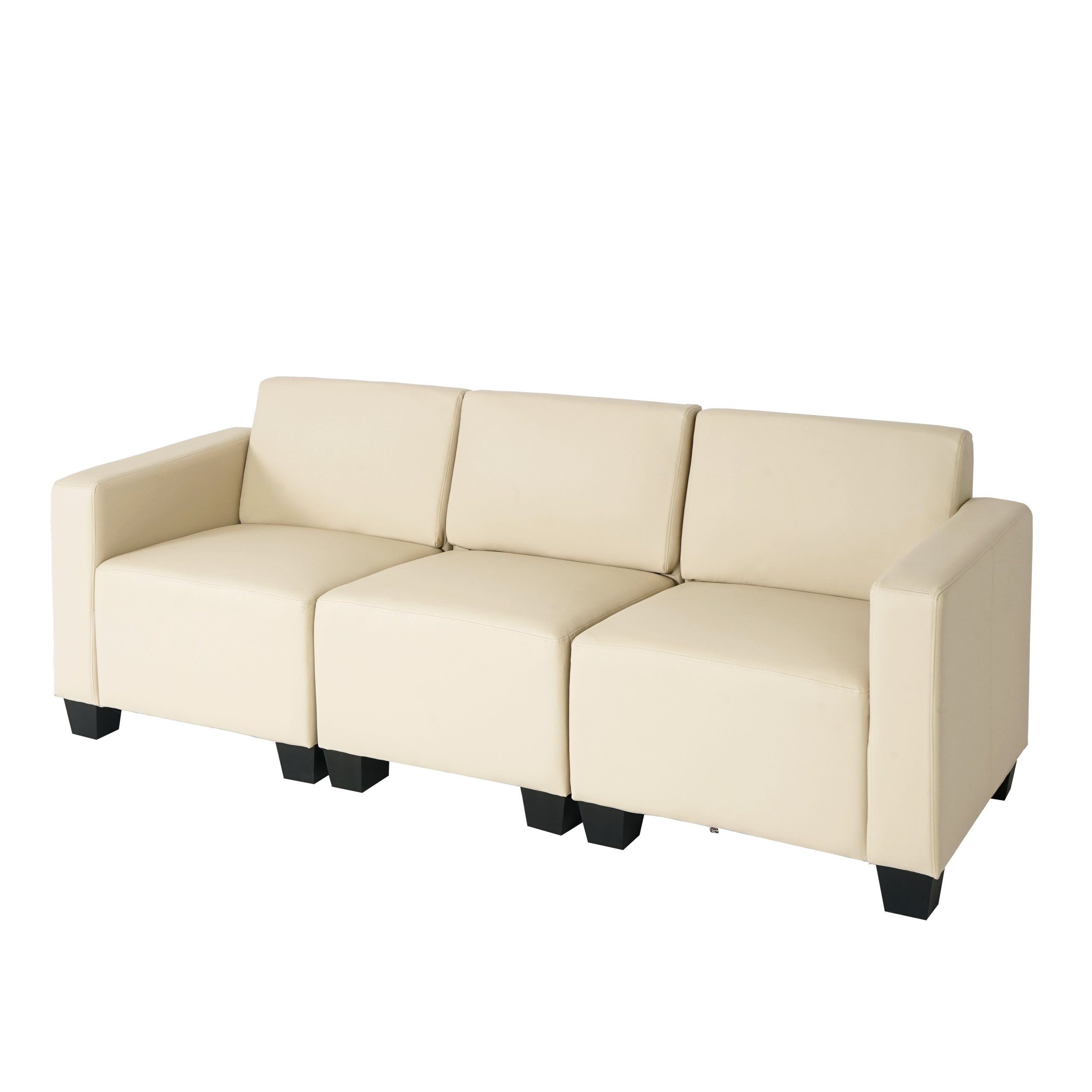 MCW Sofa Moncalieri-3, Set, moderner Lounge-Stil, hochwertige Verarbeitung, bequeme Polsterung