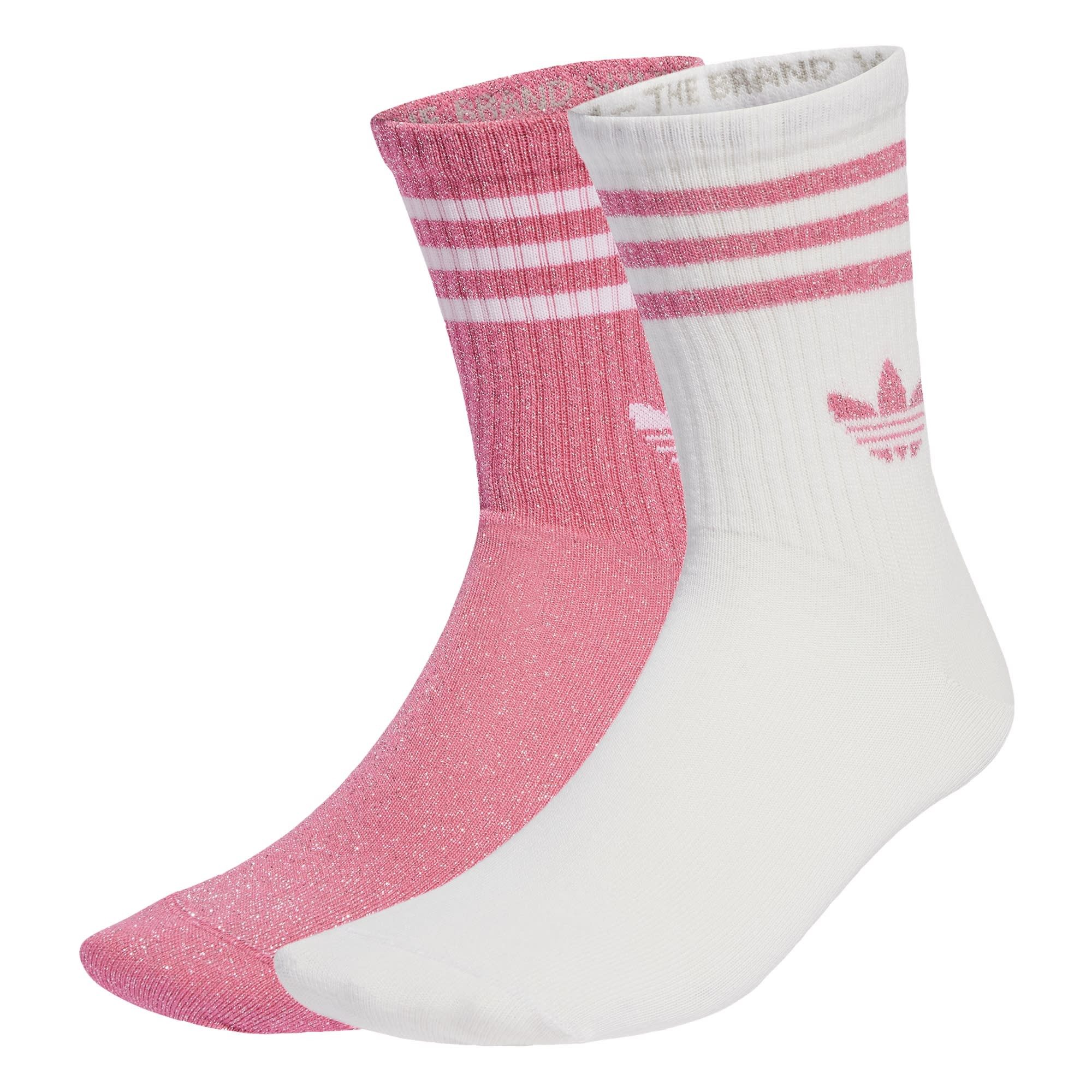 adidas Originals Socken 3-STREIFEN GLITZER CREW SOCKEN, 2 PAAR (1-Paar)
