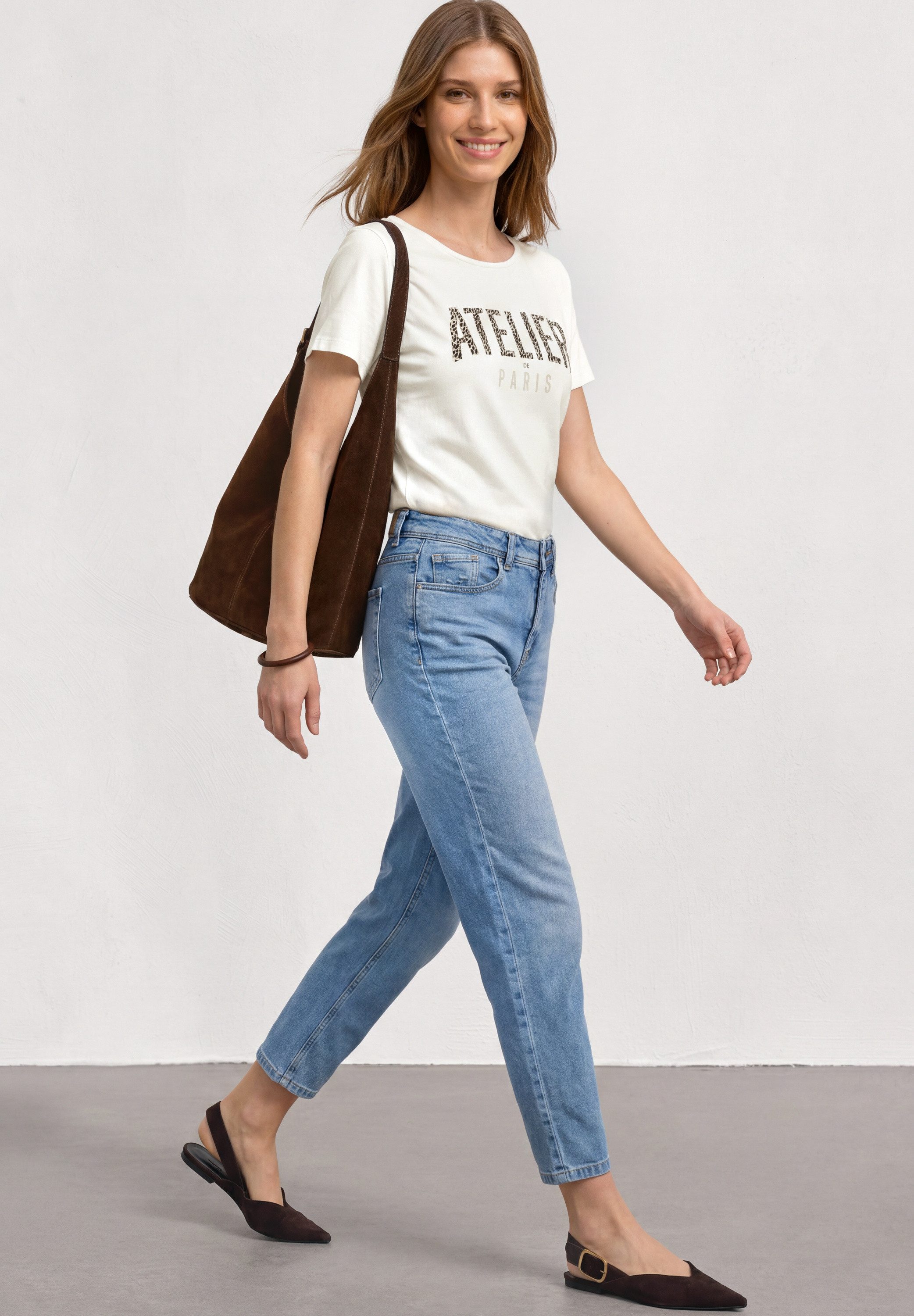 STREET ONE T-Shirt aus reiner Baumwolle
