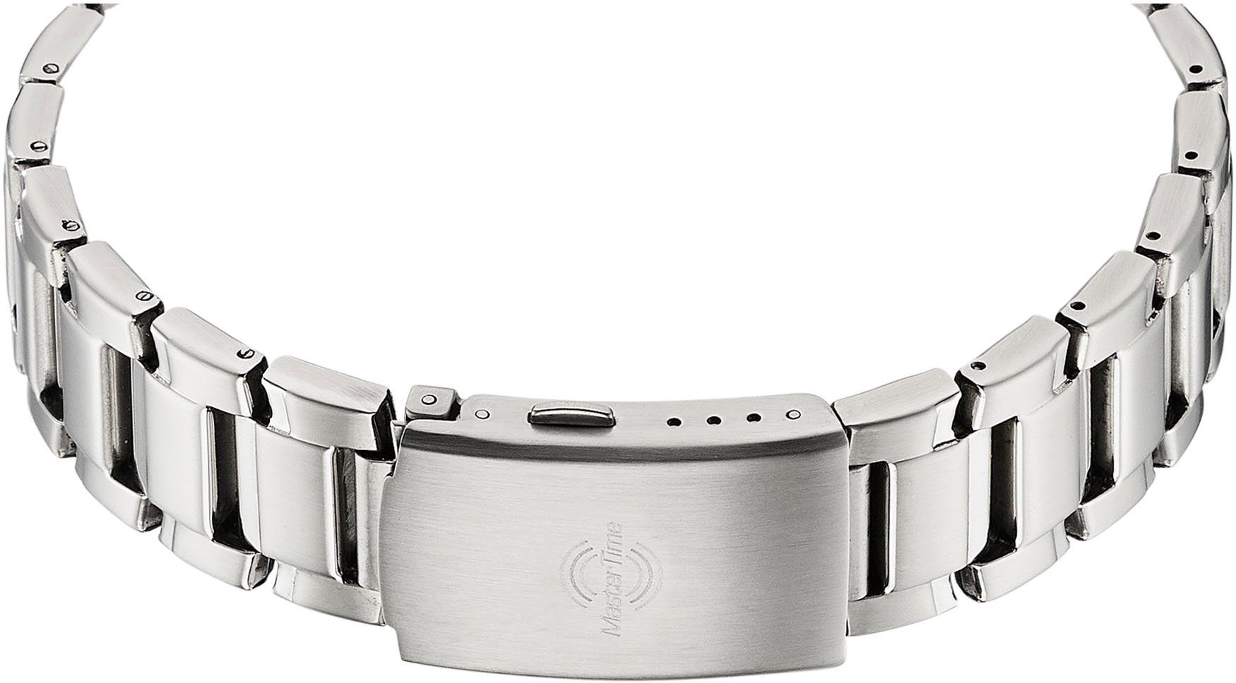 MASTER TIME Funkuhr Super Power Sporty MTGA-10857-21M, Armbanduhr, Quarzuhr, Herrenuhr, Datum, Leuchtzeiger
