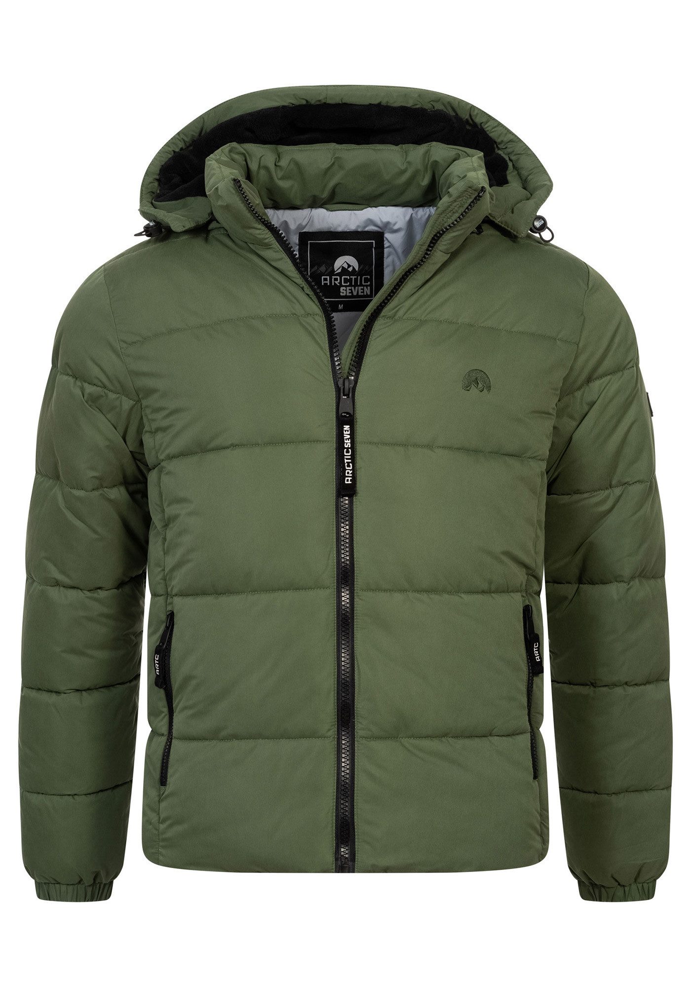 Arctic Seven Winterjacke ASCreesi mit warmem Teddyfell und abnehmbarer Kapuze