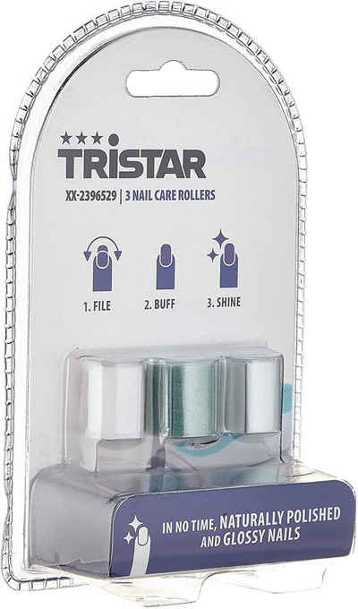 Tristar Maniküre-Pediküre-Set Tristar XX-2396529 Nagelpflege-Rollen, 6 g, 3 Aufsätze, 3-tlg.