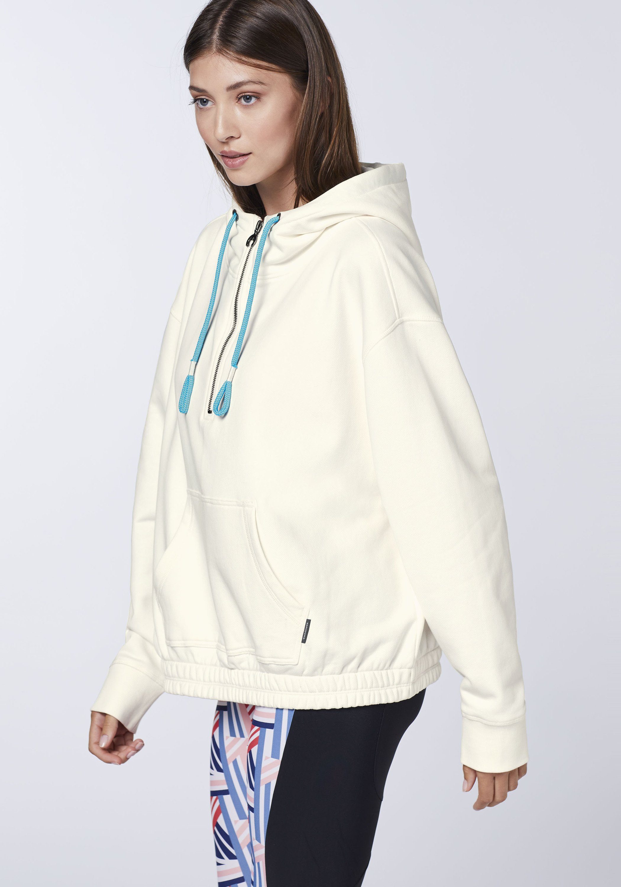 Chiemsee mit Kapuzensweatjacke White 1 11-4202 Print Star Zipper Hoodie und