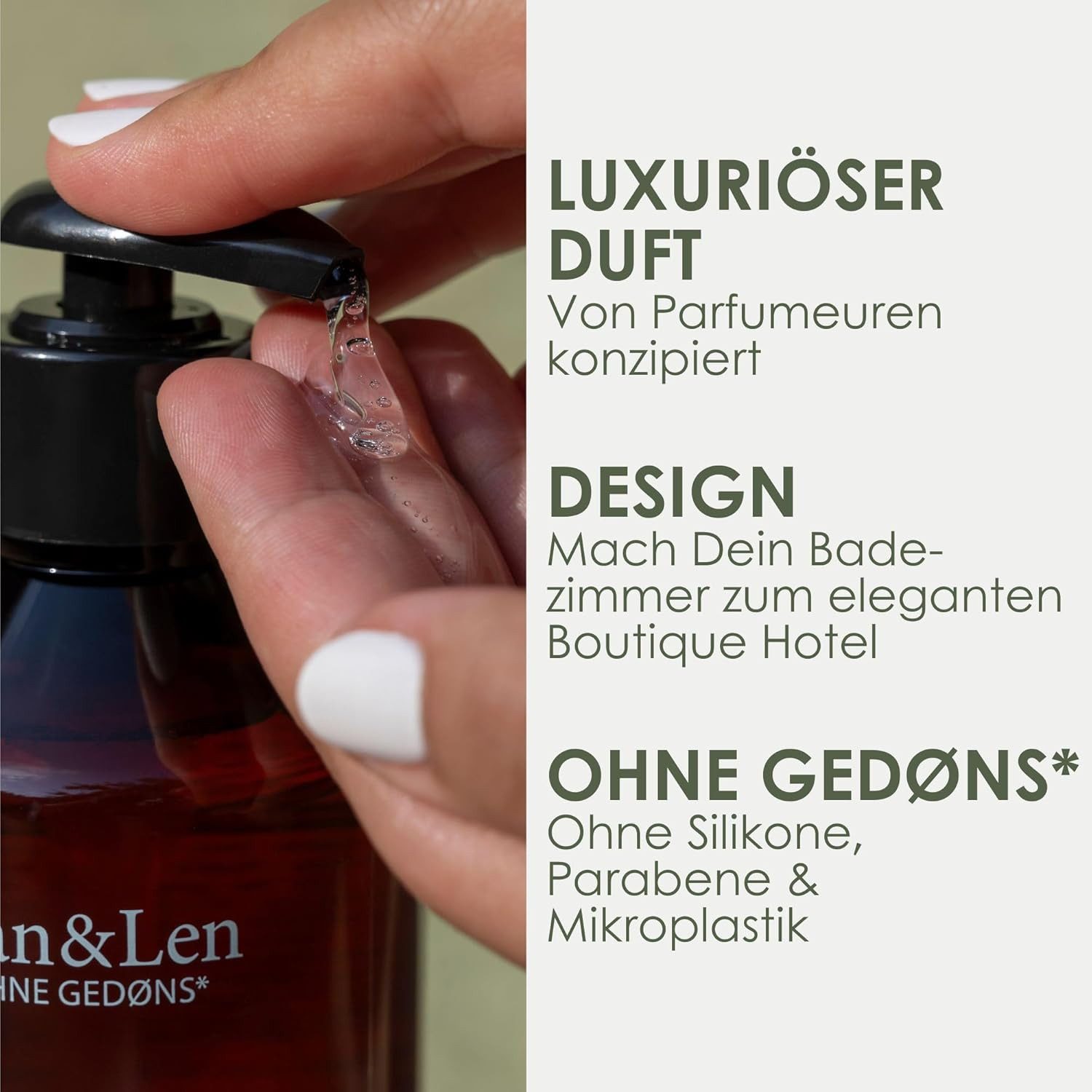 Jean & Len ohne Gedons* Haarshampoo Jean & Len Feuchtigkeit Shampoo 300 ml