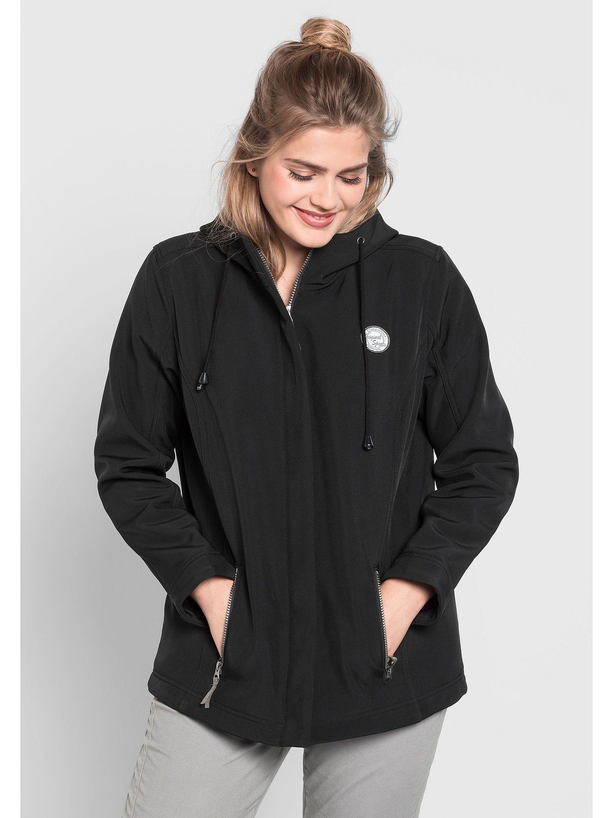 Sheego Softshelljacke »Softshell-Jacke« mit Fleece-Innenseite, winddichte  Qualität online kaufen | OTTO