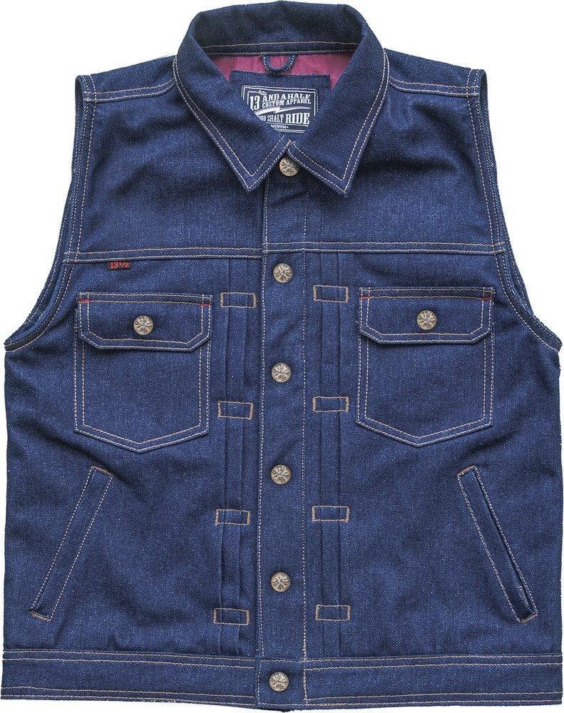 13 1/2 Sweatweste Rain Splitter Denim Vest