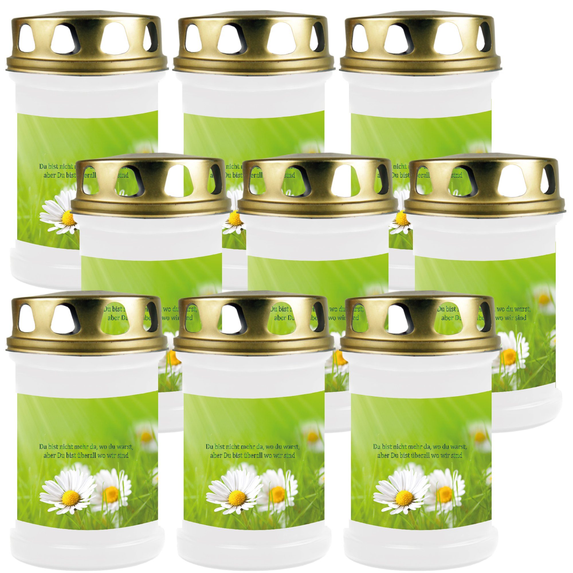 HS Candle Grabkerze GK-04210 (9-tlg), Grabkerze günstig online kaufen