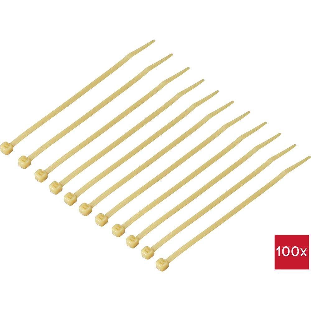 TRU COMPONENTS Kabelbinder Hitzebeständige Kabelbinder TC-12533328 für Hochtemperaturanwendung