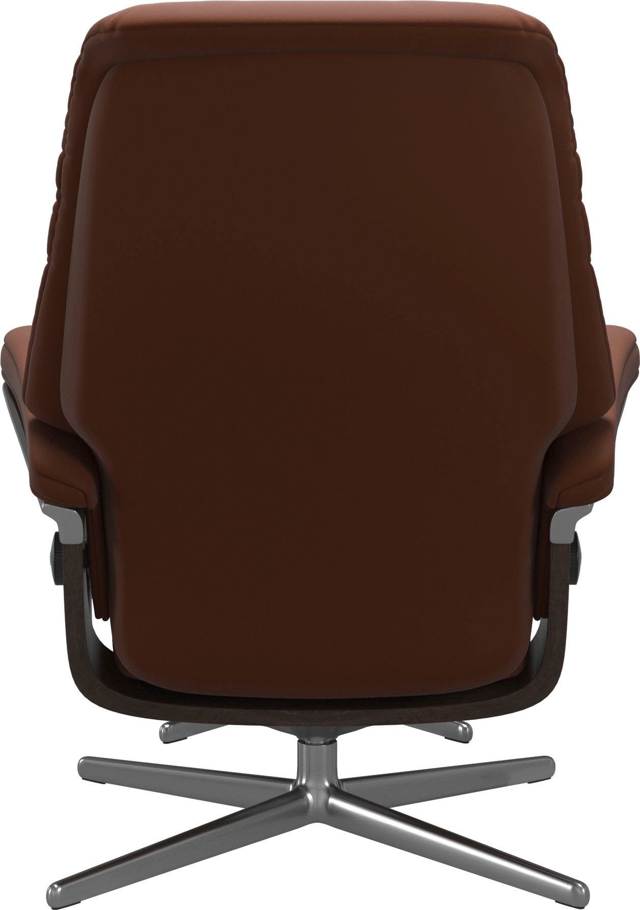 Stressless® Relaxsessel Sunrise (Set, Relaxsessel mit Hocker), mit Hocker, mit Cross Base, Größe S, M & L, Holzakzent Wenge