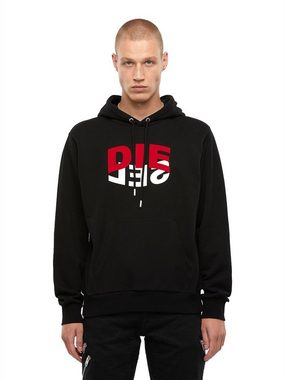 Diesel Kapuzensweatshirt Regular Fit Logo Hoodie - S-GIRK-HOOD-N1 Schwarz