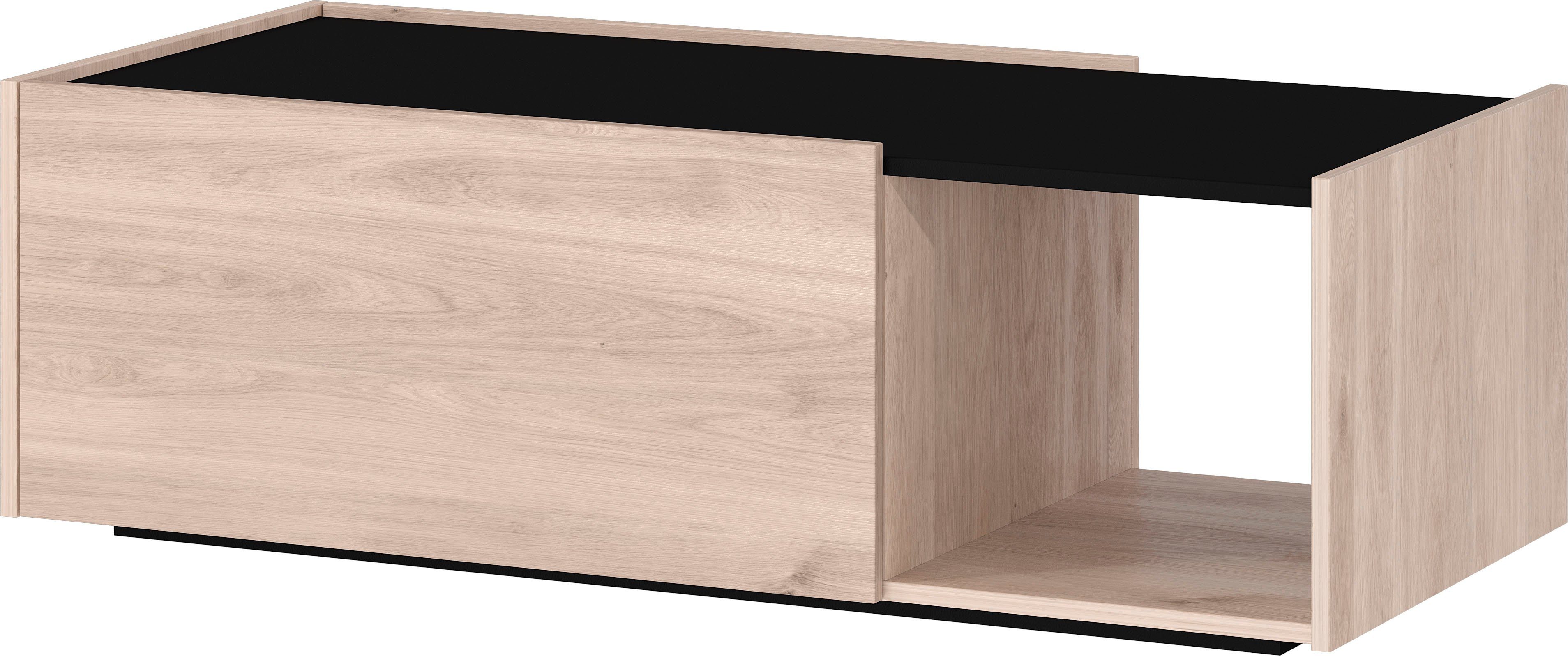 GERMANIA Couchtisch Cantoria, mit einem offenen und einem geschlossenen Fach, griffloses Design