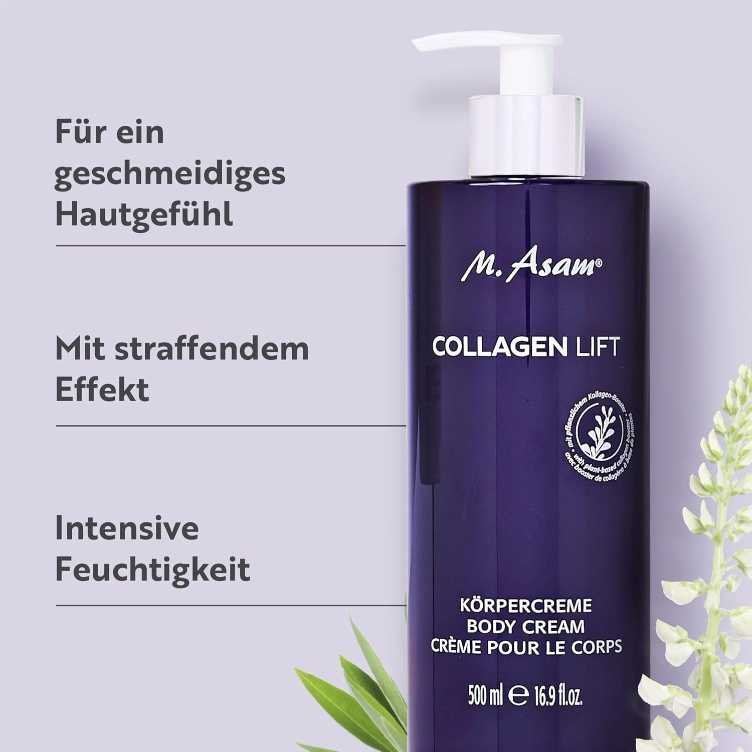 asambeauty Körpercreme Collagen Lift Körpercreme, 500 ml, 1-tlg., Vegan