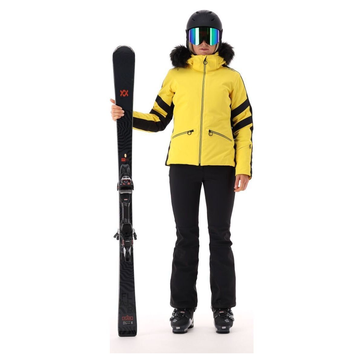 CMP Skijacke Woman Ski Jacket Zip Hood Hochfunktionale Damen-Skijacke mit innovativer Wärmewattierung und