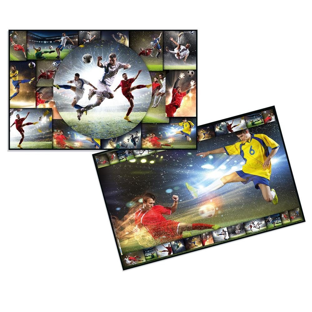 HERMA Schreibtischunterlage Fussball 55 x 35 cm