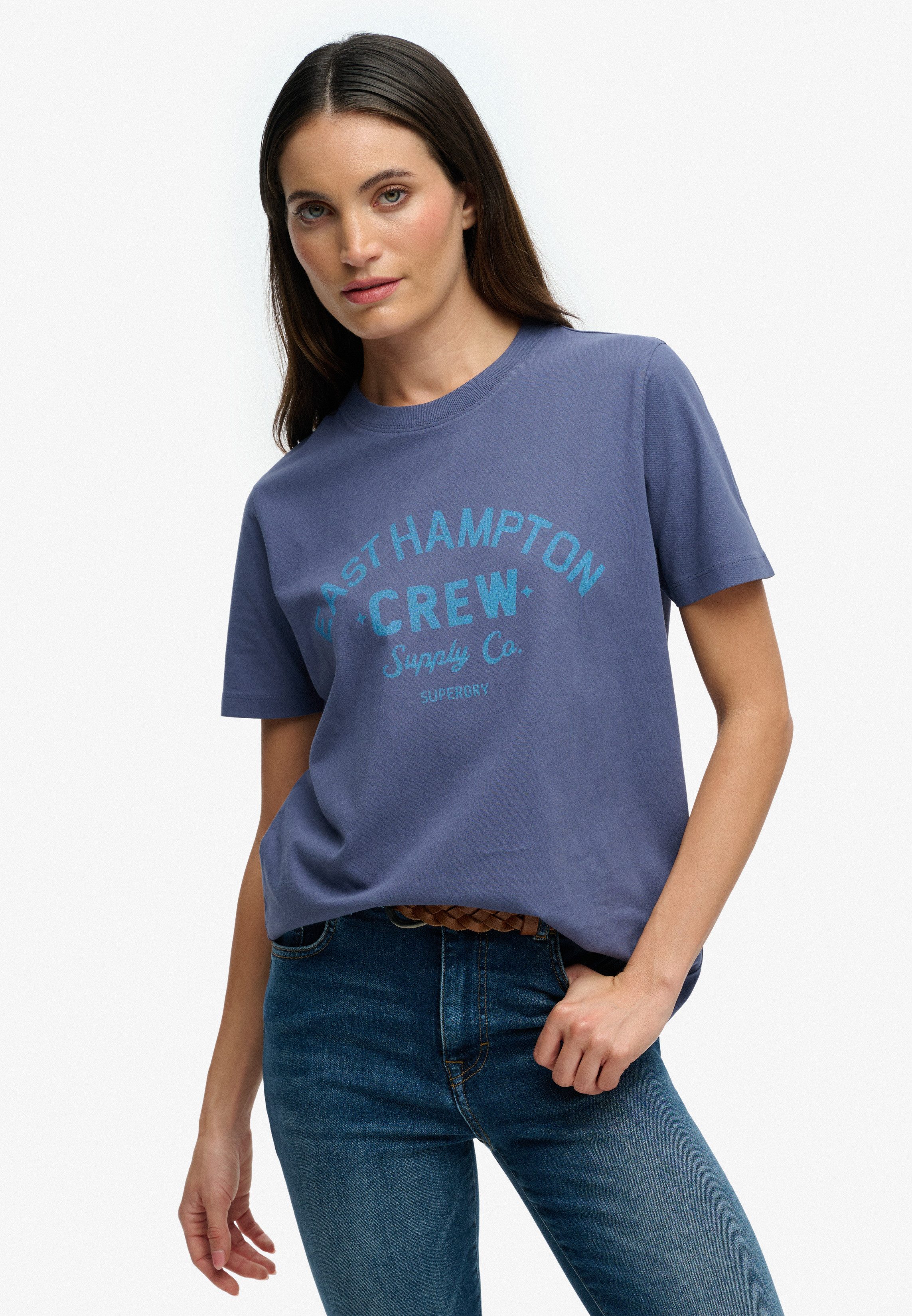 Superdry Print-Shirt BEACH CLUB RELAXED TEE
