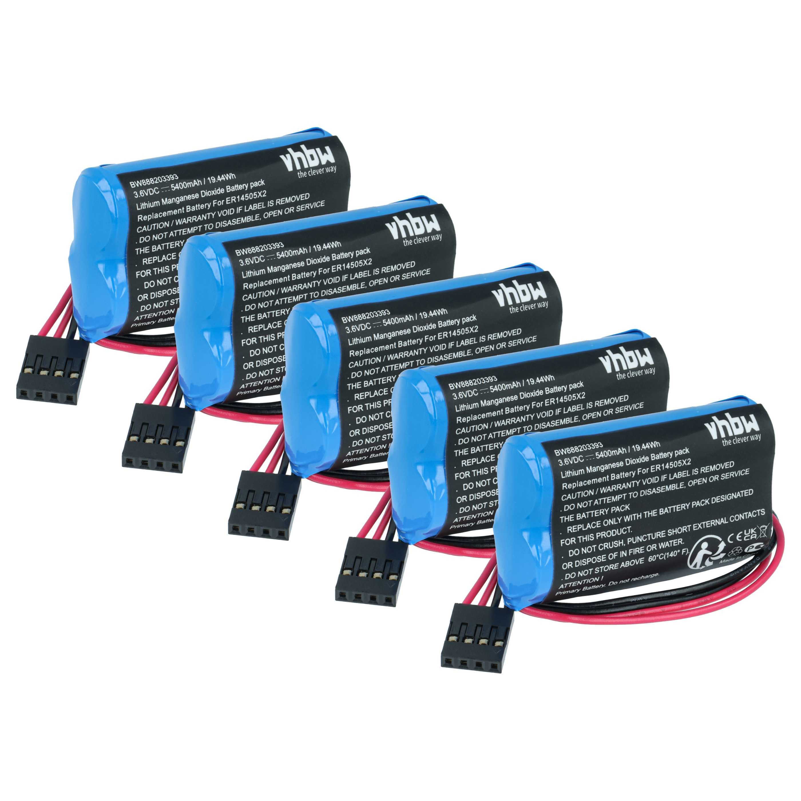 vhbw Batterie Ersatz für Schneider 2XSL360/131 für Batterie, Leistungsfähige Ersatz-Batterie für speicherprogrammierbare Steuerung