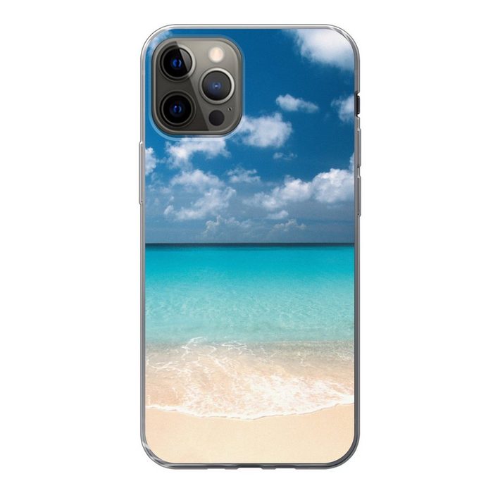 MuchoWow Handyhülle Sommer - Strand - Curaçao Handyhülle Apple iPhone 13 Pro Smartphone-Bumper Print Handy