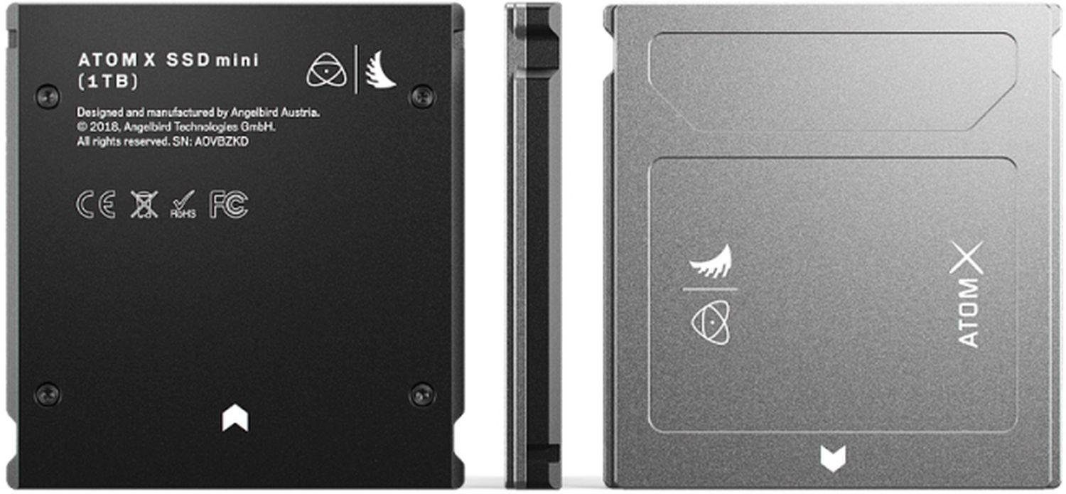 Atomos Angelbird Atom X SSDMini 1TB SSD Festplatte externer Speicher