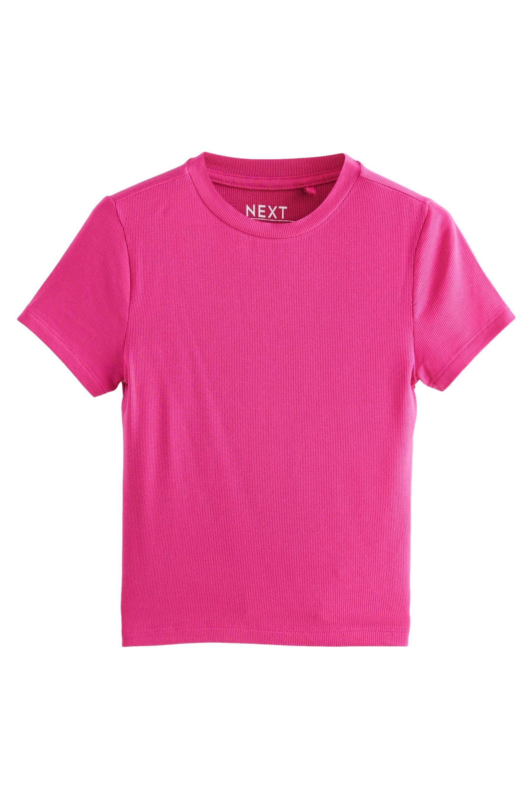 Next T-Shirt Superweiches, geripptes T-Shirt aus günstig online kaufen