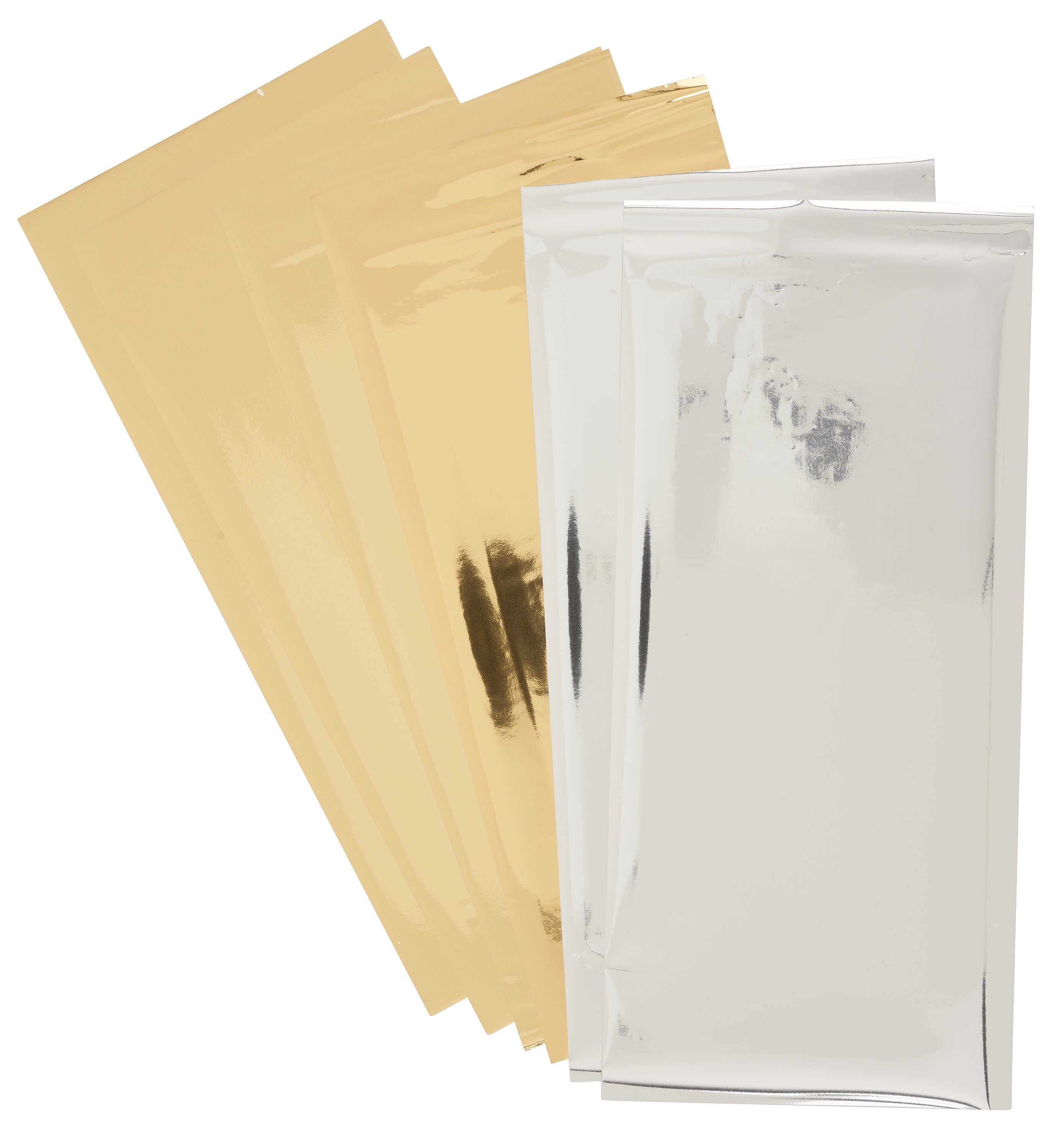 CREARTEC Dekorationsfolie Transferfolie Metallic, 6er-Set