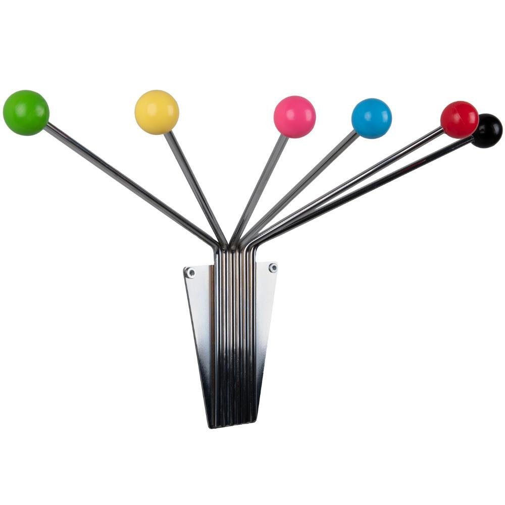 Present Time Garderobenhaken Hutgarderobe Neptune Chrome Coloured Balls (La günstig online kaufen