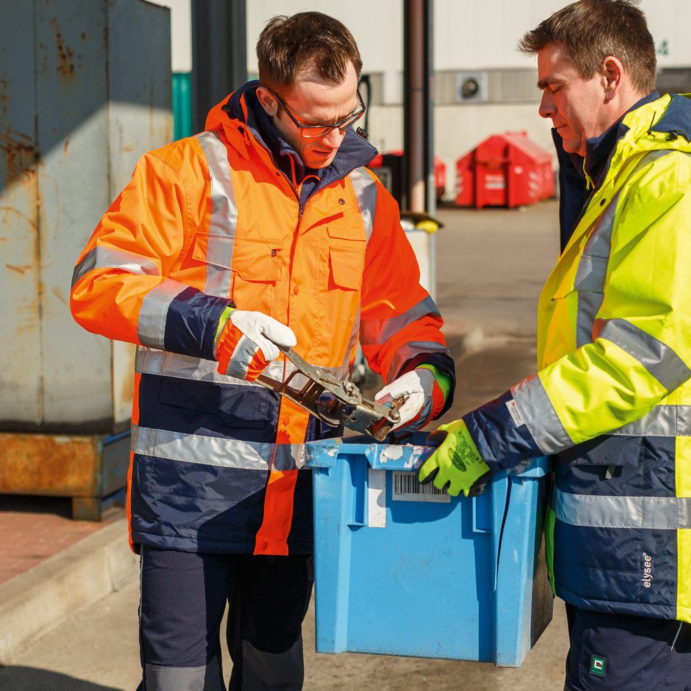 Elysee Funktionsparka Warnschutzparka Parka Warnschutzjacke wind- und wasserdicht, hoch atmungsaktiv
