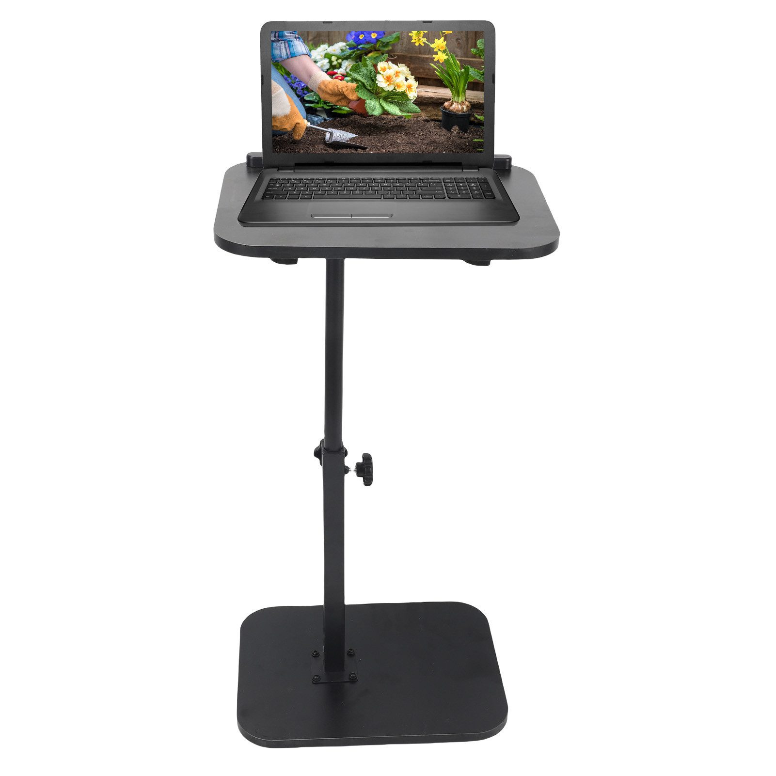 GARRYFIZH Laptoptisch Beistelltisch höhenverstellbar klappbar mit Rollen 30x40 cm, Ideal für Bett, Sofa & Homeoffice mit neigbarer Tischplatte