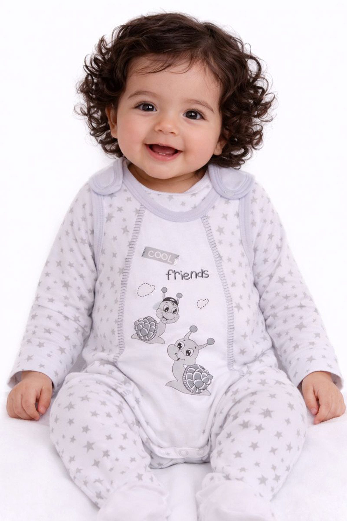 Strampler Wickelbody und Strampllerhose Baby Anzug Body für Neugeborene