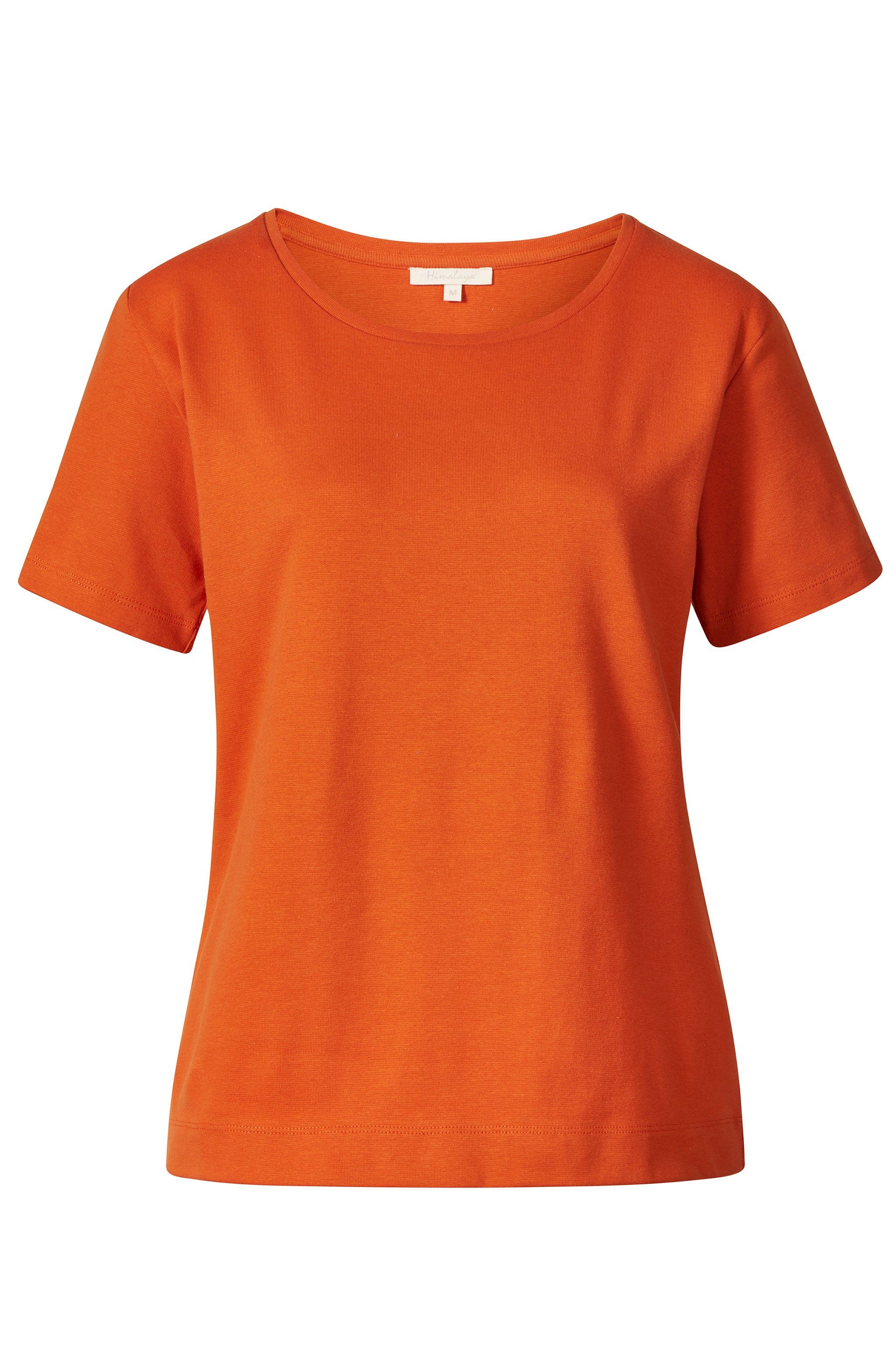 Himalaya Clothing Kurzarmshirt Basic T-Shirt Damen "Alma" mit Rundhalsaussc günstig online kaufen