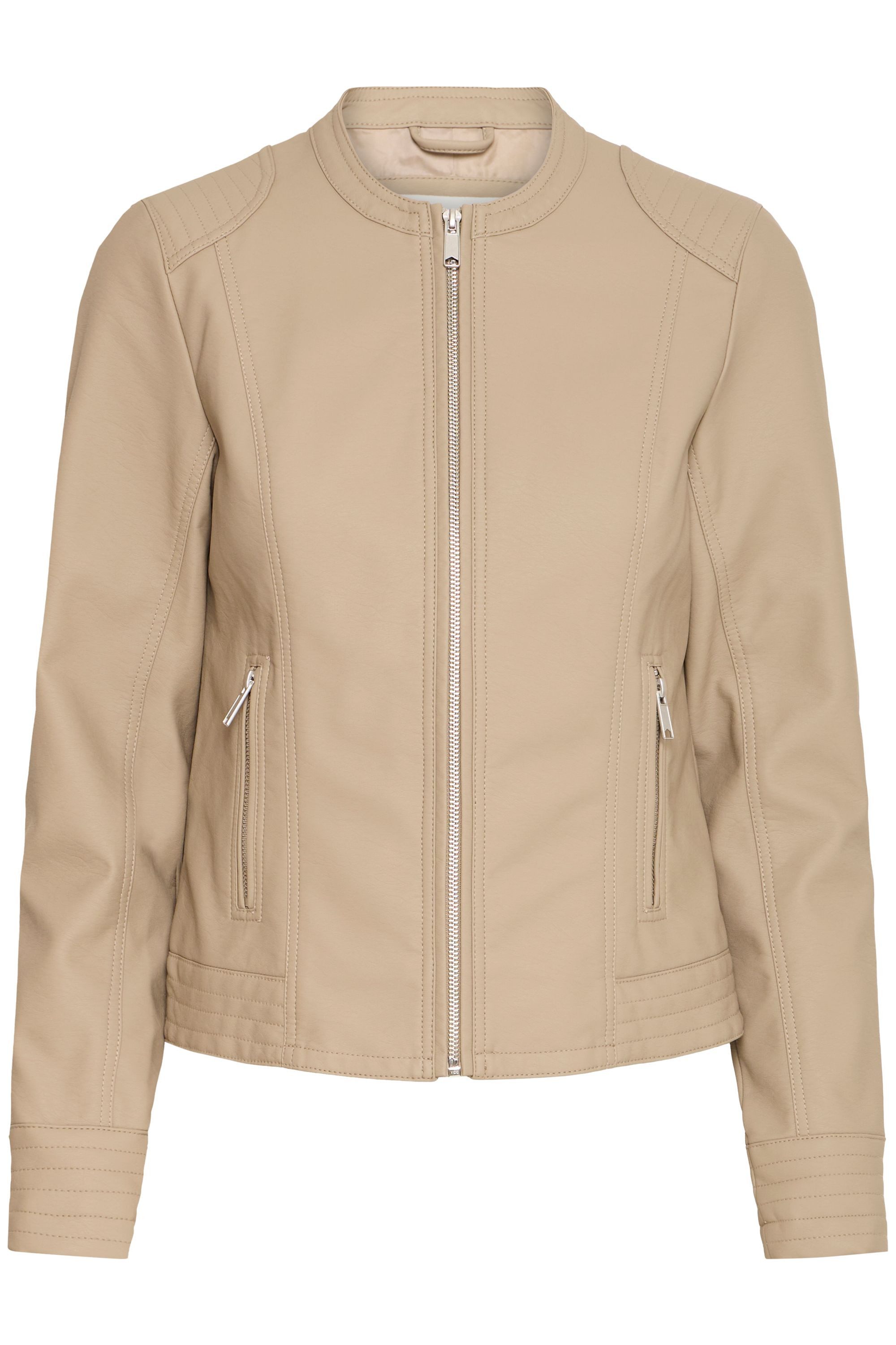 b.young Lederimitatjacke BYACOM Damen Kunstlederjacke günstig online kaufen